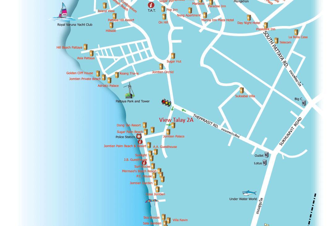 View Talay 2 Suite Apartments Jomtien Beach Buitenkant foto
